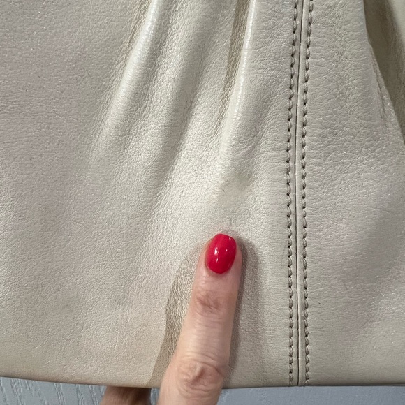 Coach White Leather Shoulder Bag - Picture 10 of 12